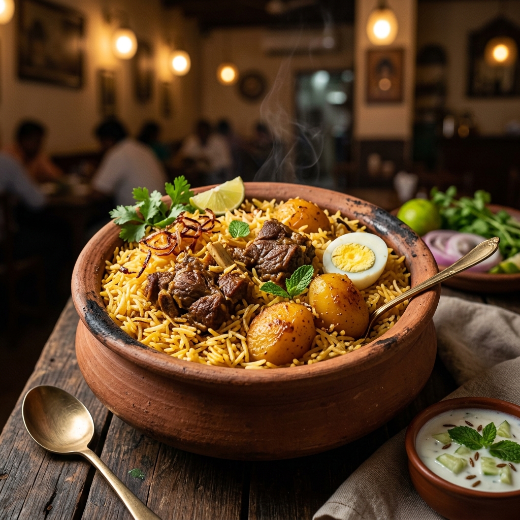 Kolkata Special Mutton Biryani